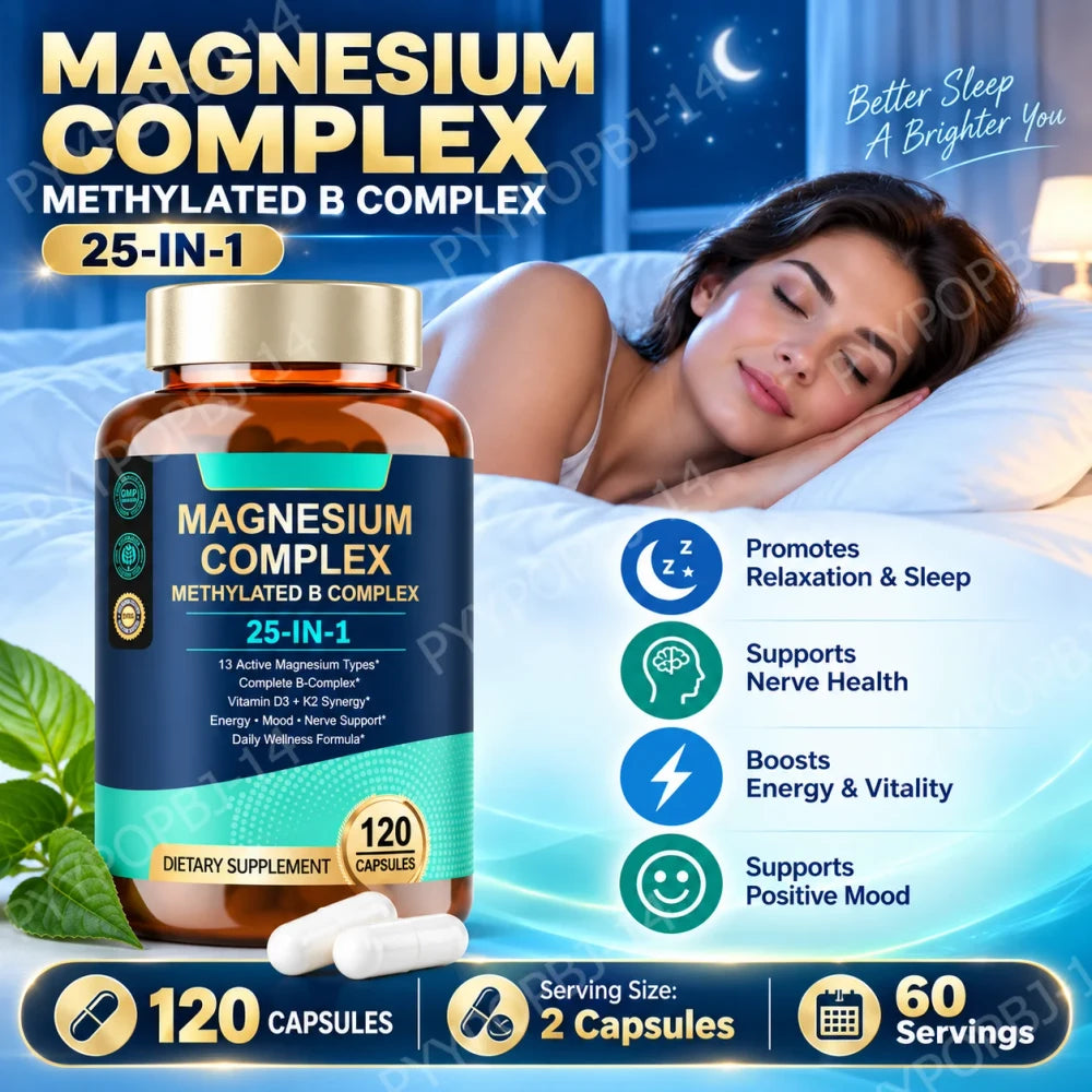 Complejo de Magnesio para Descanso y Sueño